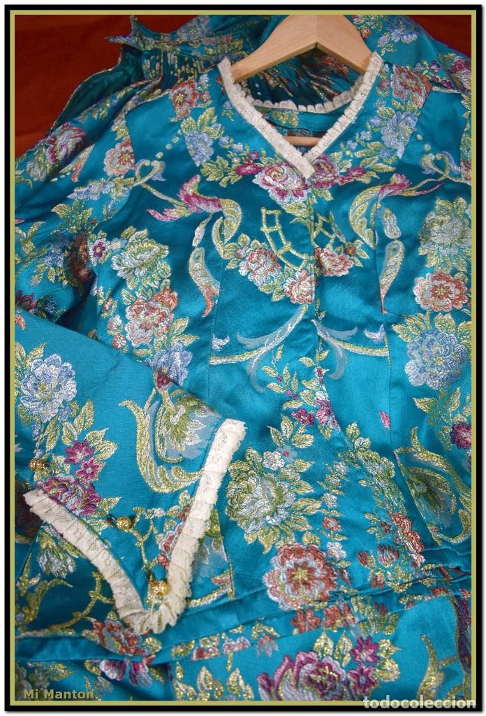 Vintage: Traje fallera con hilo met&aacute;lico - Foto 7