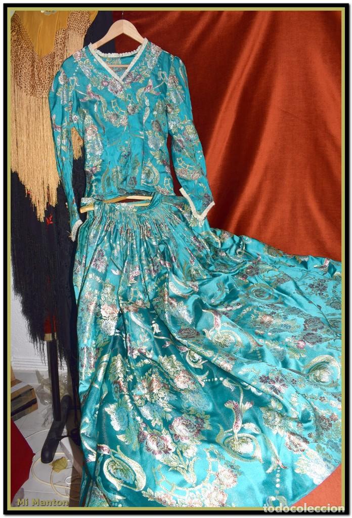 Vintage: Traje fallera con hilo met&aacute;lico - Foto 8
