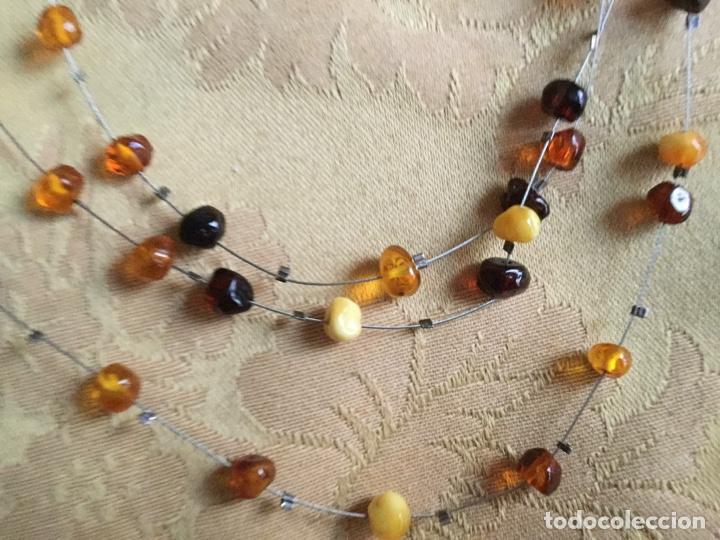 Vintage: COLLAR DE &Aacute;MBAR DEL B&Aacute;LTICO - Foto 2