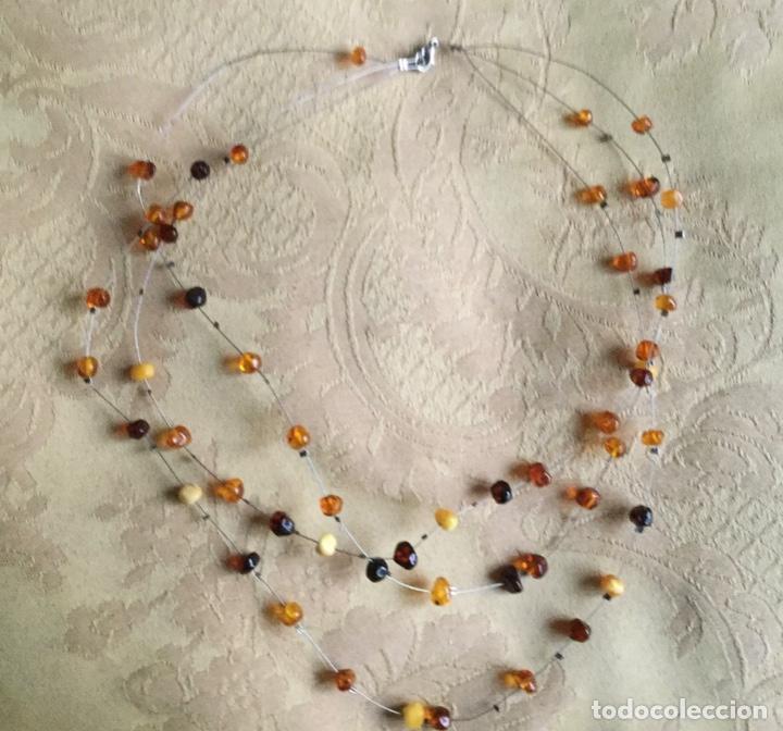 Vintage: COLLAR DE &Aacute;MBAR DEL B&Aacute;LTICO - Foto 5