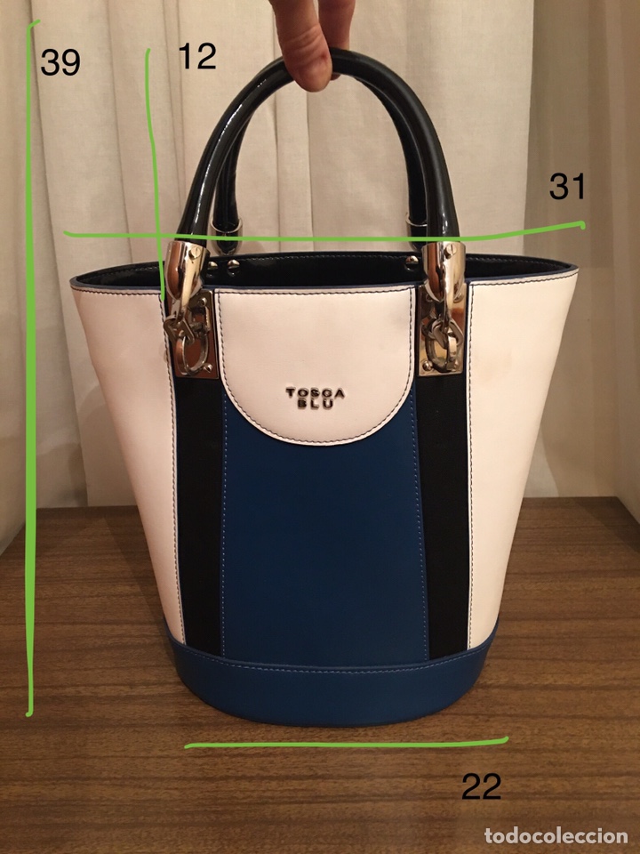 Vintage: TOSCABLUE - bolso de mano - Foto 9