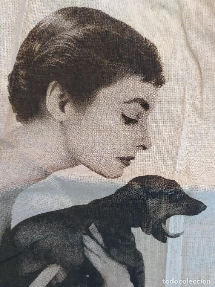 Vintage: BOLSA TELA MUJER PERRO PERFIL - Foto 1