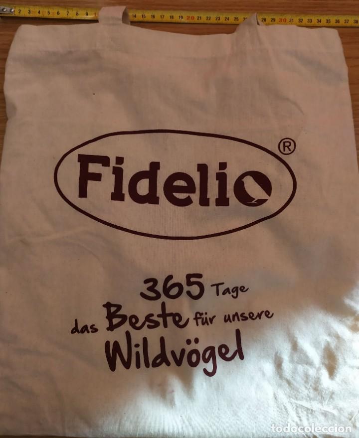Vintage: BOLSA TELA LETRAS EN ALEMAN - Foto 1