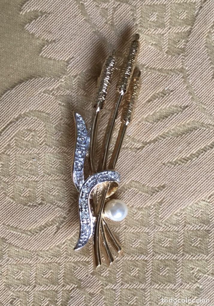 Vintage: BROCHE VINTAGE RAMO DE JUNCOS - Foto 1