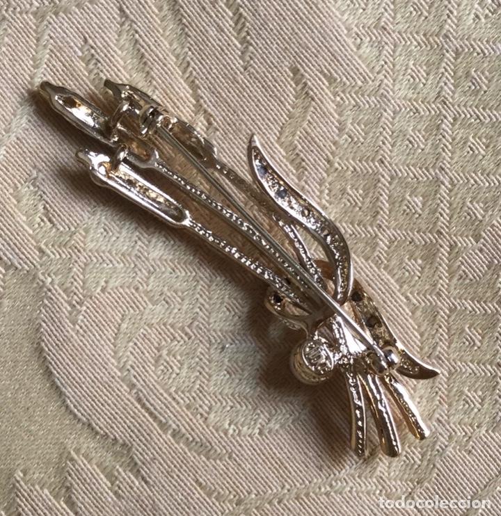 Vintage: BROCHE VINTAGE RAMO DE JUNCOS - Foto 4