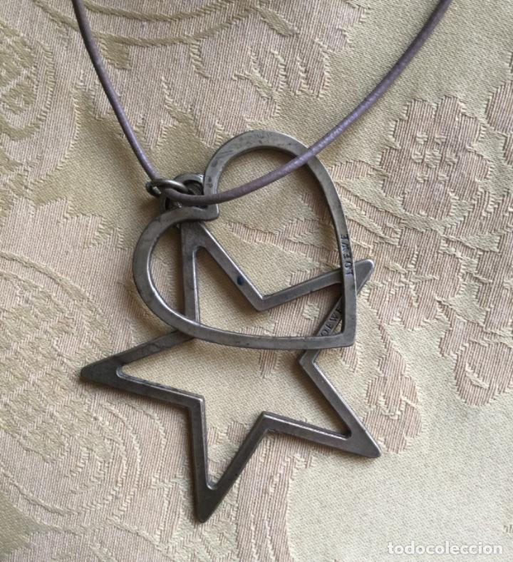 Vintage: COLLAR CON COLGANTE LOEWE CORAZ&Oacute;N Y ESTRELLA - Foto 3