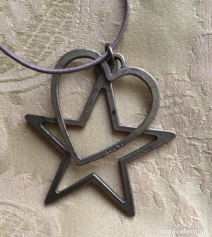 Vintage: COLLAR CON COLGANTE LOEWE CORAZ&Oacute;N Y ESTRELLA - Foto 4