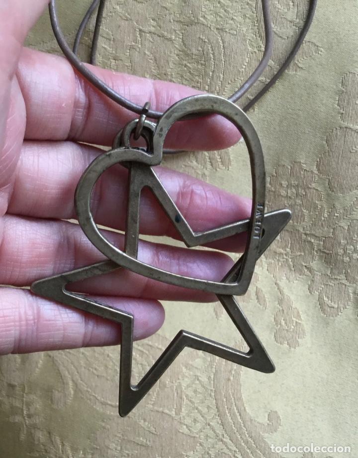 Vintage: COLLAR CON COLGANTE LOEWE CORAZ&Oacute;N Y ESTRELLA - Foto 6