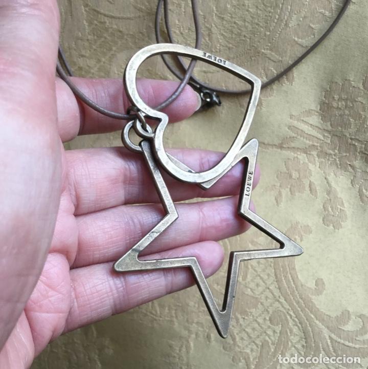 Vintage: COLLAR CON COLGANTE LOEWE CORAZ&Oacute;N Y ESTRELLA - Foto 7