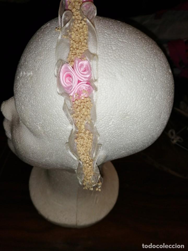 Vintage: Diadema artesanal rosa - Foto 4