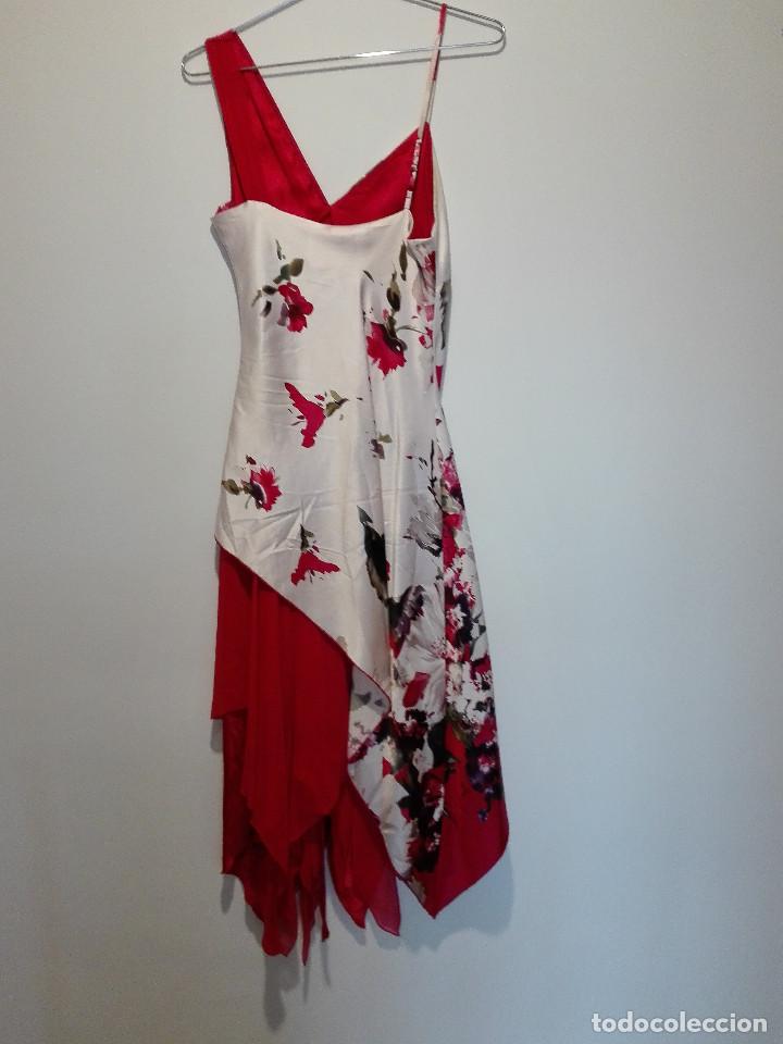 Vintage: Vestido de fiesta en seda - Foto 4