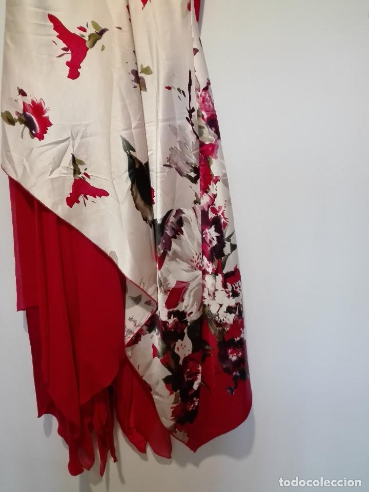 Vintage: Vestido de fiesta en seda - Foto 5