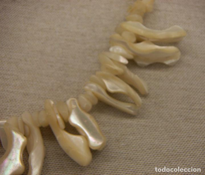 Vintage: COLLAR DE NACAR MADREPERLA - Foto 3