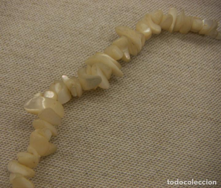 Vintage: COLLAR DE NACAR MADREPERLA - Foto 4
