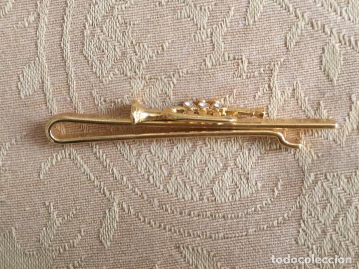 Vintage: ALFILER DE CORBATA VINTAGE TROMPETA - Foto 3