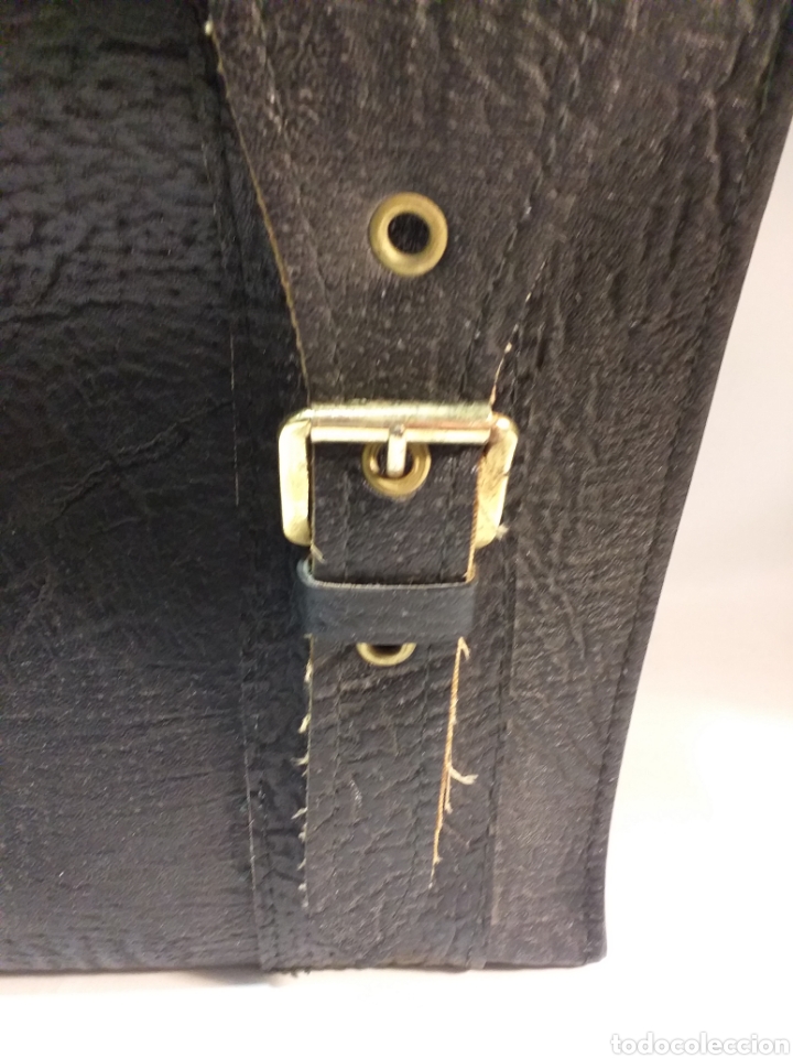 Vintage: Cartera de material a&ntilde;os 50 - Foto 2