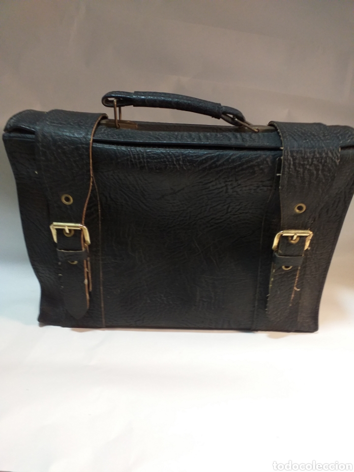Vintage: Cartera de material a&ntilde;os 50 - Foto 1