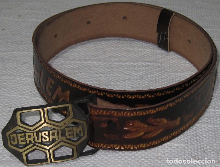 Vintage: Cintur&oacute;n Jerusal&eacute;n Jerusalem 97-103 cm. - Foto 1