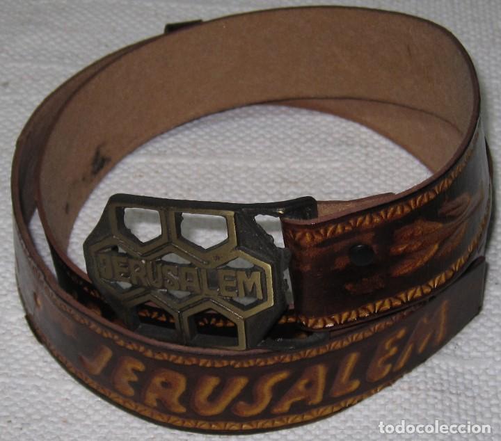 Vintage: Cintur&oacute;n Jerusal&eacute;n Jerusalem 97-103 cm. - Foto 2