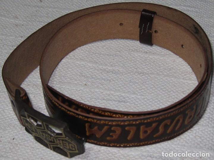 Vintage: Cintur&oacute;n Jerusal&eacute;n Jerusalem 97-103 cm. - Foto 3