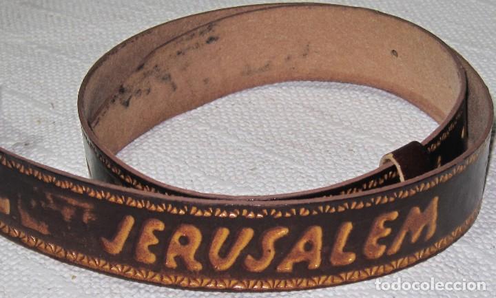 Vintage: Cintur&oacute;n Jerusal&eacute;n Jerusalem 97-103 cm. - Foto 4