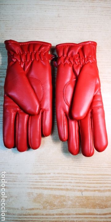 Vintage: Guantes de cuero talla S - Foto 2