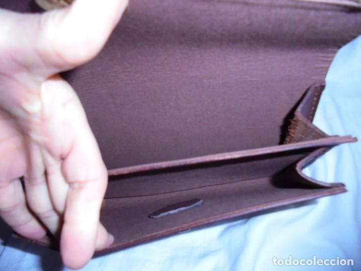 Vintage: BOLSO CARTERA DE CUERO MARRON - Foto 4