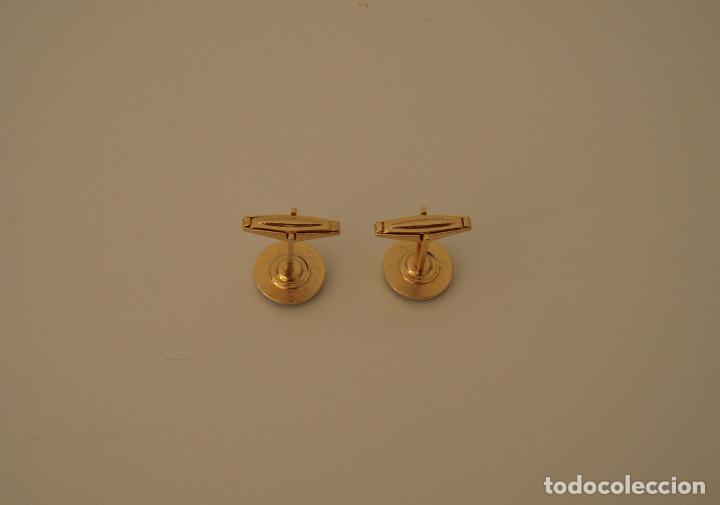 Vintage: GEMELOS CON LOGOTIPO DE LA JUNTA DE CASTILLA Y LEON - Foto 2