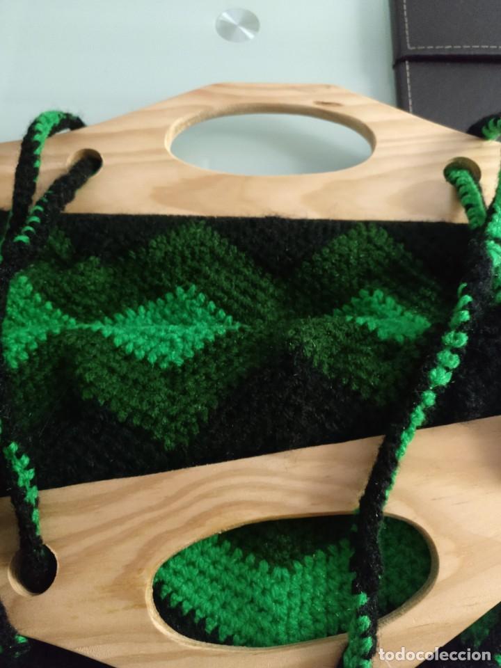 Vintage: Bolso ganchillo hecho a mano - Foto 3