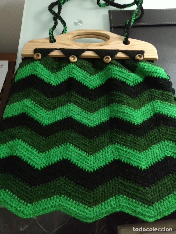 Vintage: Bolso ganchillo hecho a mano - Foto 4