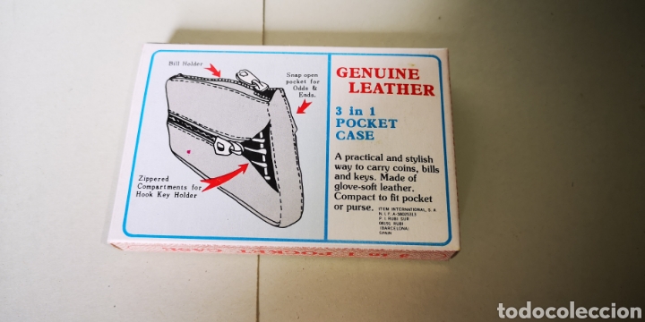 Vintage: Monedero de piel a estrenar - Foto 2