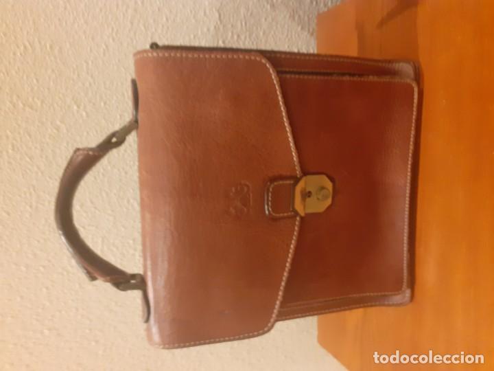 Mariconera de piel años 80 - Vendido en Subasta - 198963447