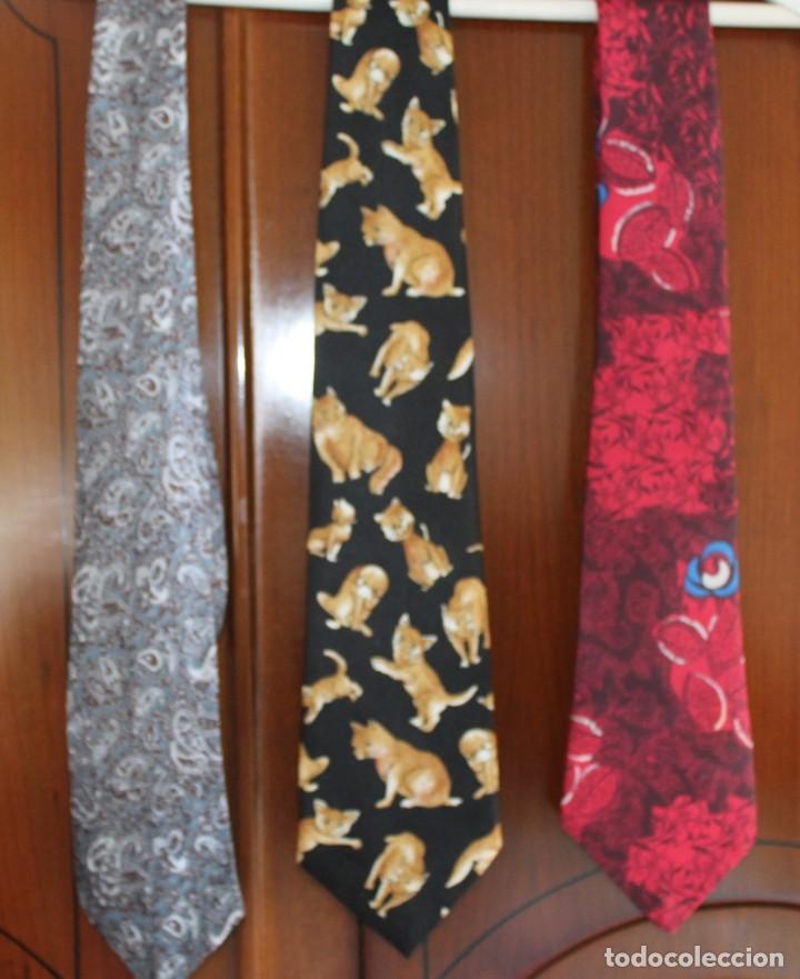 Vintage: LOTE 3 CORBATAS VINTAGE - Foto 1
