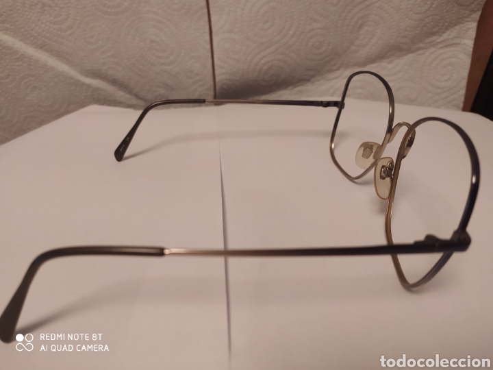 Vintage: Gafas vintage metal marca INDO Java Spain,sin cristales y sin usar - Foto 2