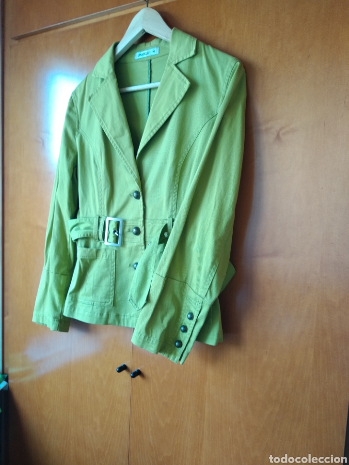 Vintage: Cazadora chaqueta pistacho - Foto 2