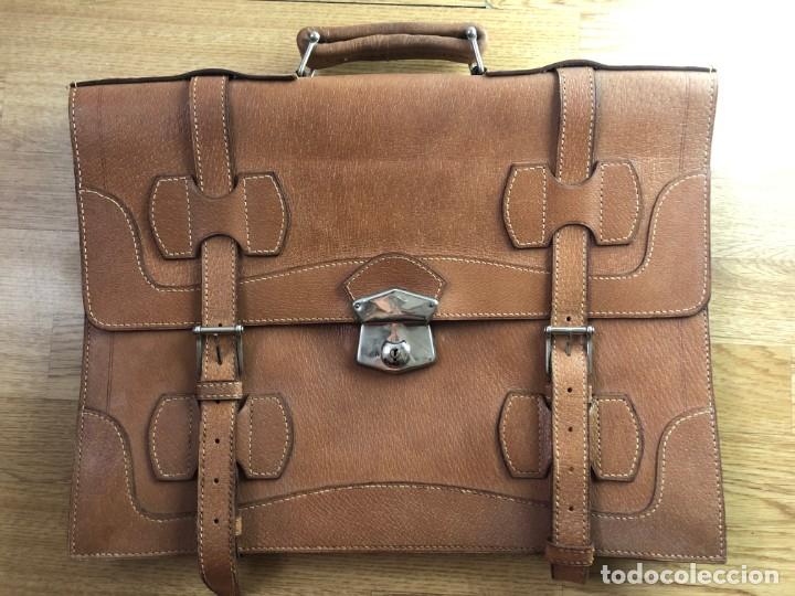 Vintage: Antigua cartera escolar - Foto 2
