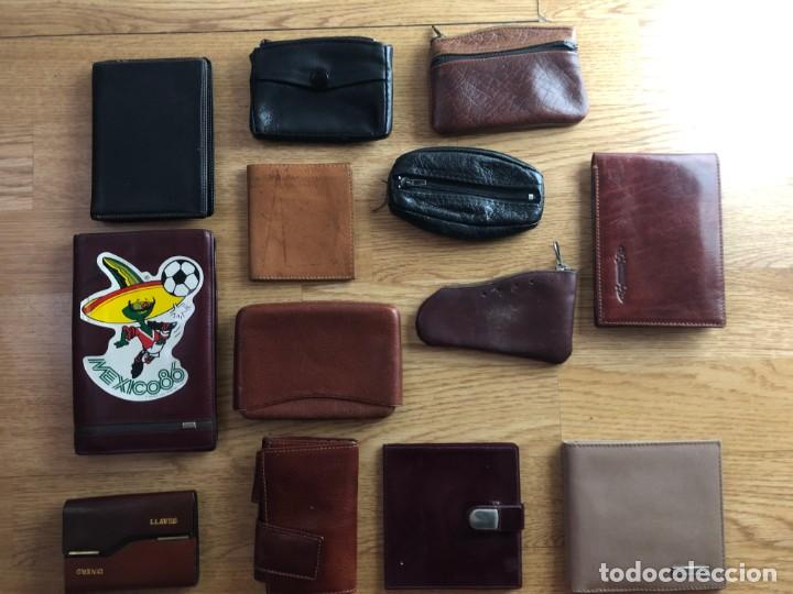 Vintage: Lote carteras de piel - Foto 1