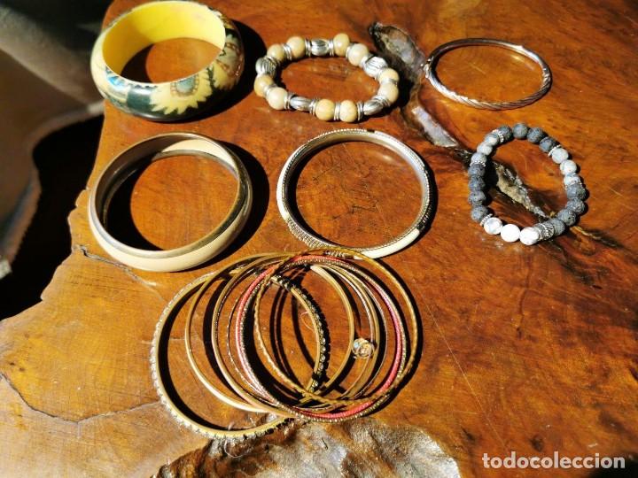 Vintage: LOTE DE PULSERAS DE BISUTERIA - Foto 1
