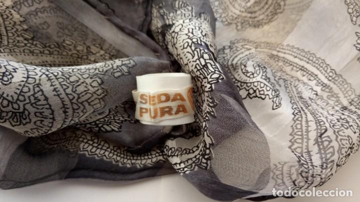 Vintage: Pa&ntilde;uelo de seda natural - Foto 2