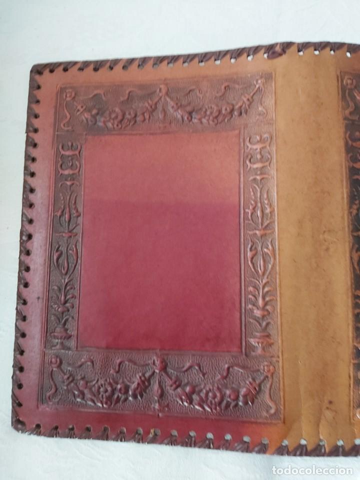 Vintage: Funda o sobrecubierta piel trabajada - Foto 3