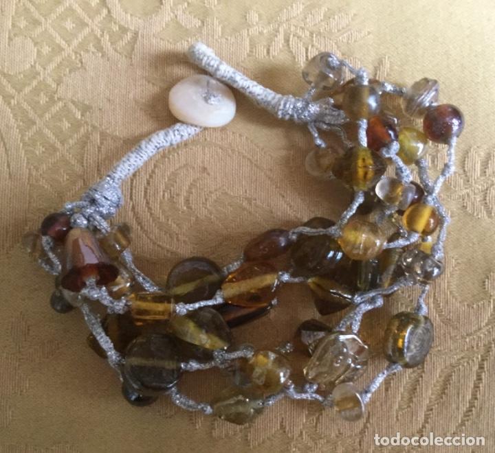 Vintage: PULSERA DE CRISTALES DE MURANO - Foto 6