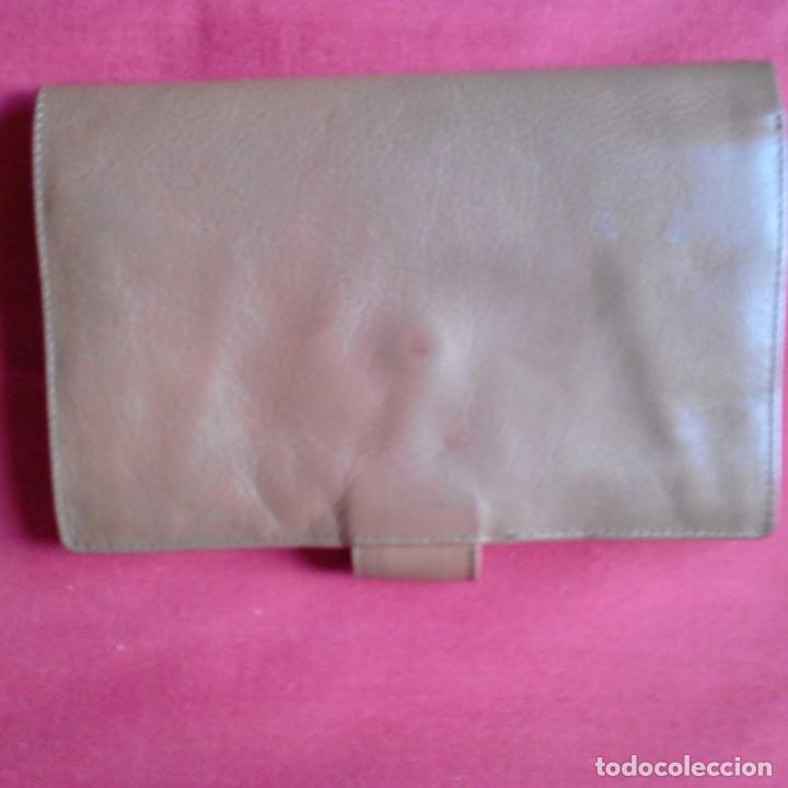 Vintage: CARTERA MUJER PIEL VACUNO MARRON CLARO - Foto 2