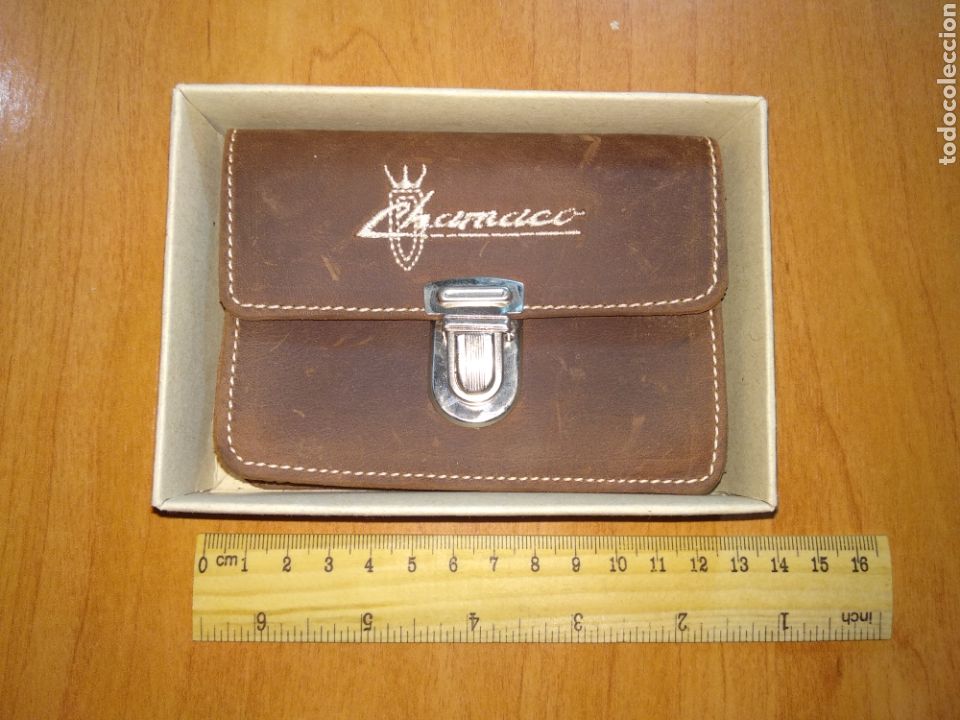 Vintage: Cartera Piel Chamaco. Nueva en caja - Foto 3