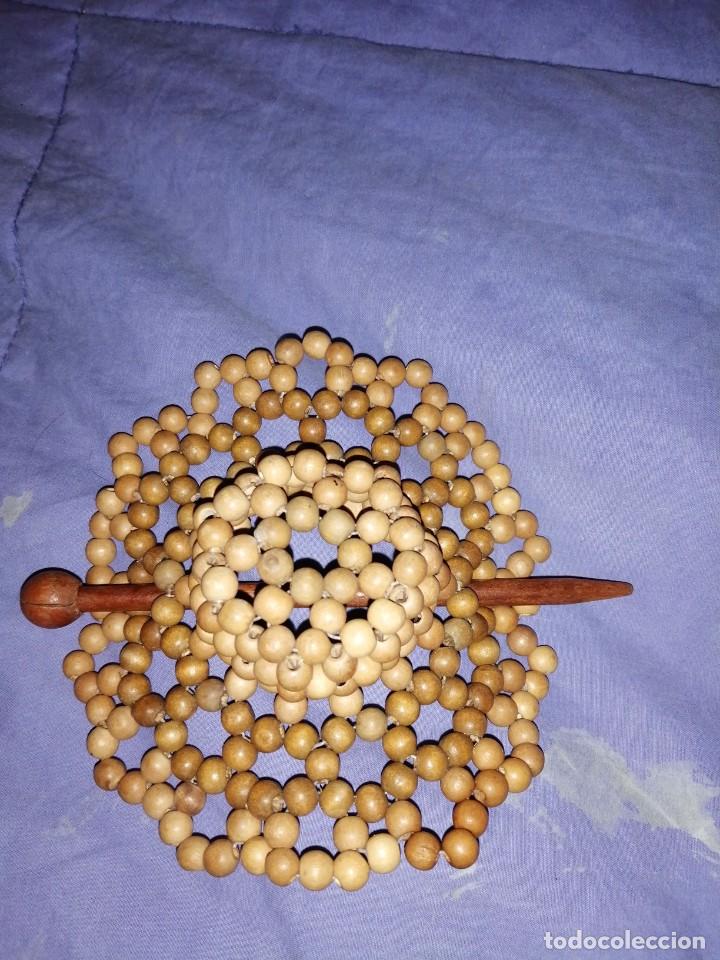 Vintage: Pasador de pelo en madera - Foto 2
