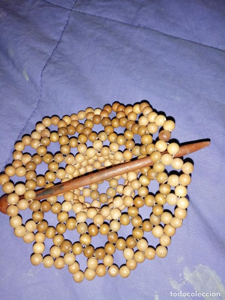 Vintage: Pasador de pelo en madera - Foto 3