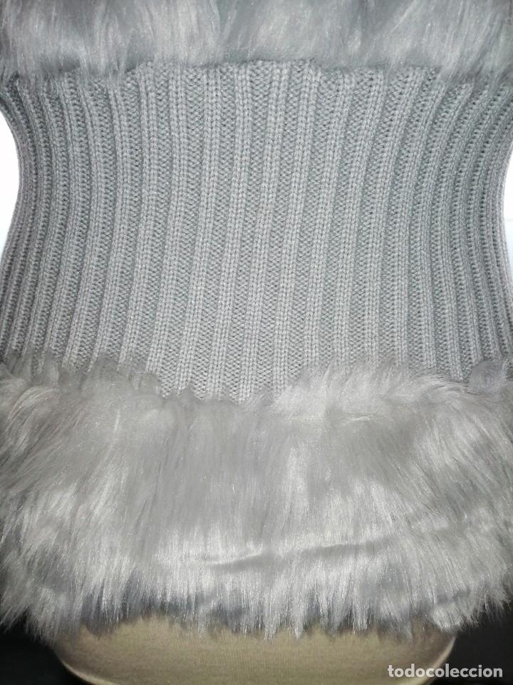 Vintage: Chaleco gris perla c&aacute;lido - Foto 8