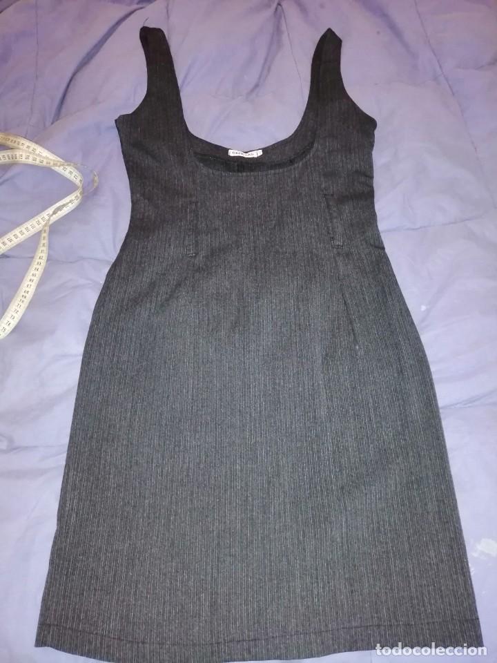 Vintage: Vestido pichi negro y gris - Foto 2