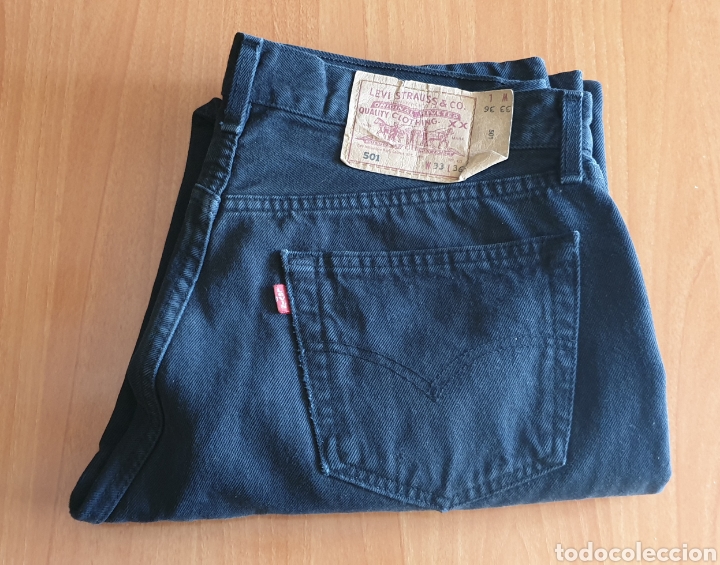 pantalon original levi's 501 color negro - Buy Men's vintage clothing on todocoleccion