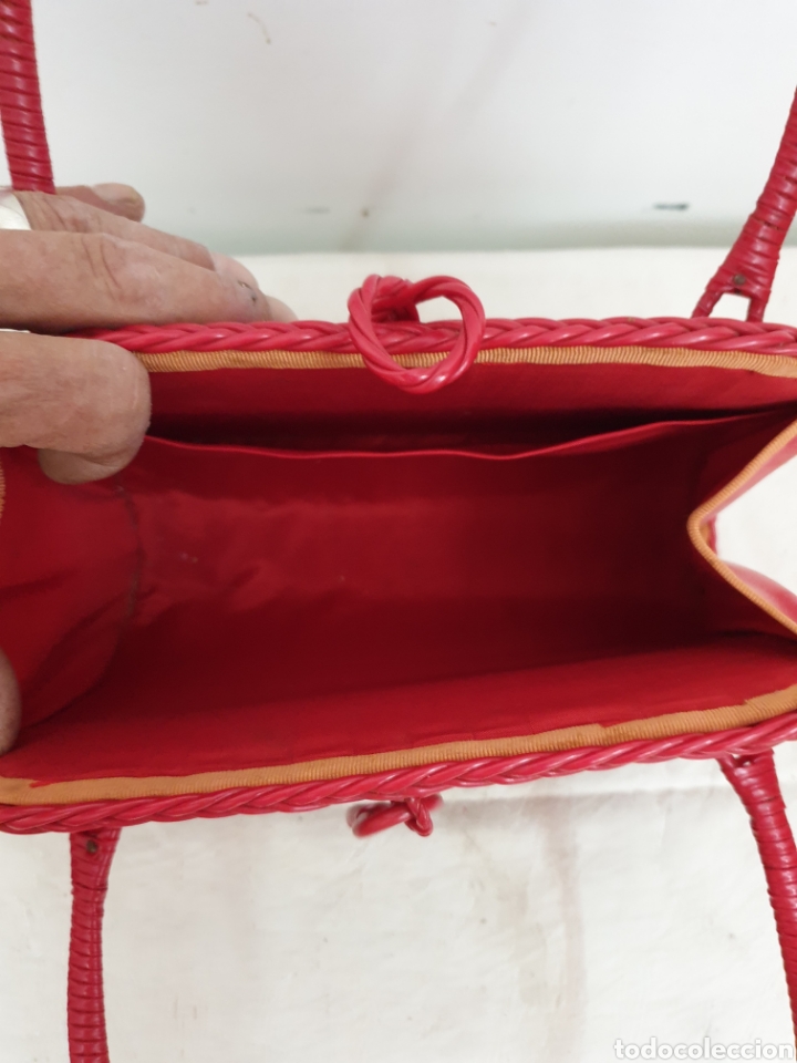 Vintage: Bolso a&ntilde;os 70 pl&aacute;stico duro - Foto 2