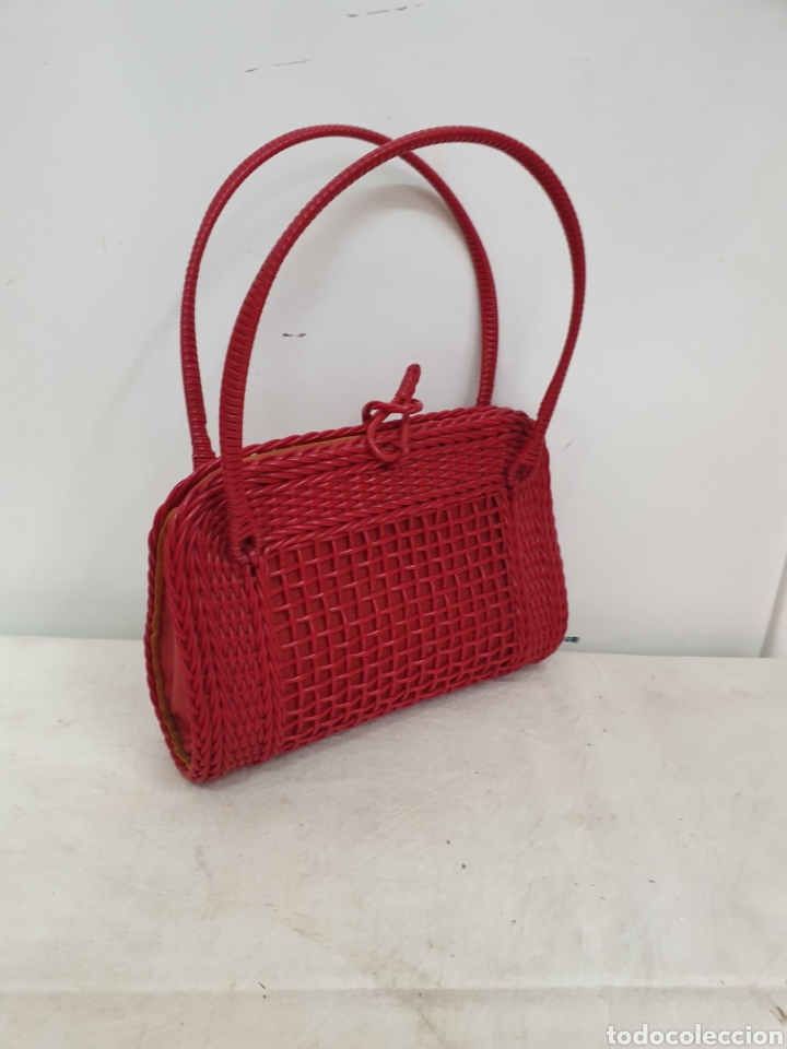 Vintage: Bolso a&ntilde;os 70 pl&aacute;stico duro - Foto 3